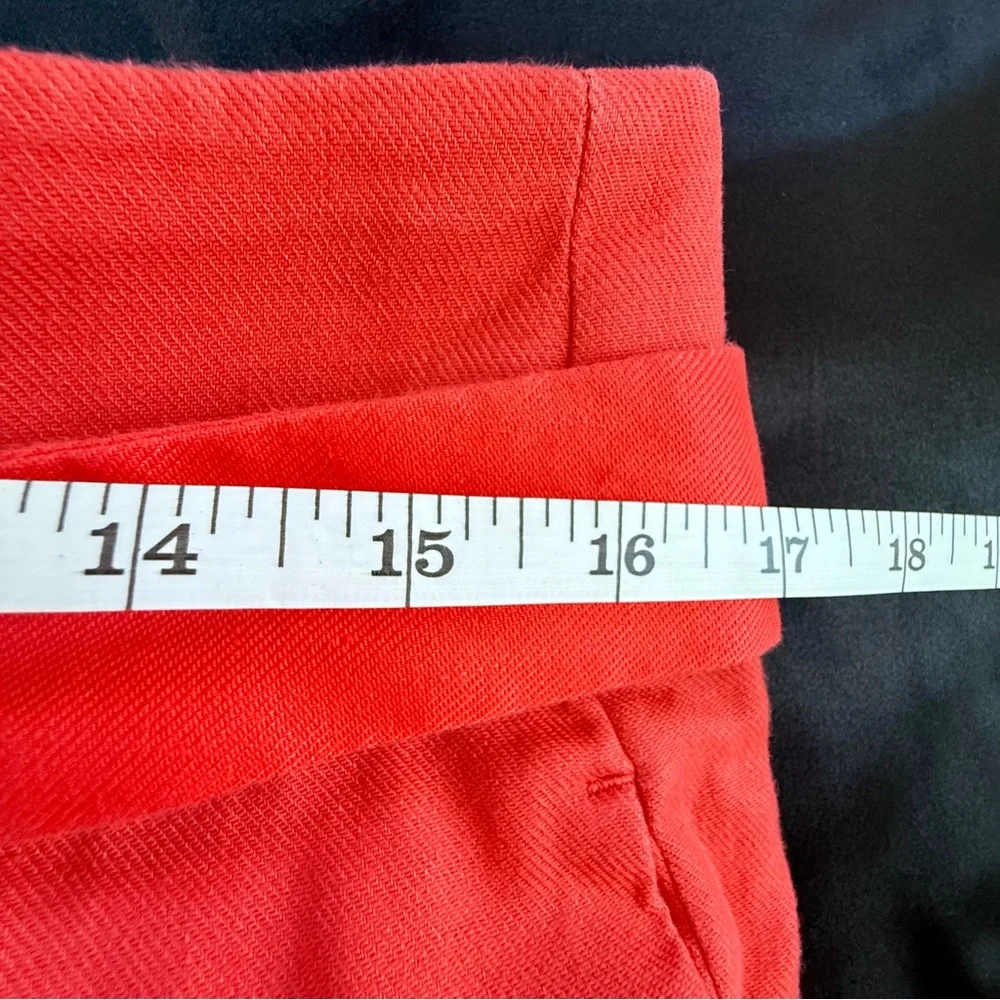 Banana‎ Republic High-Rise Wide-Leg Linen-Cotton Pant Size 12